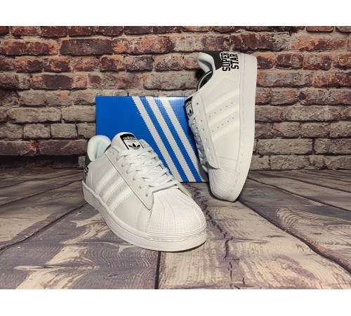 Мужские кроссовки Adidas Superstar (Белые)