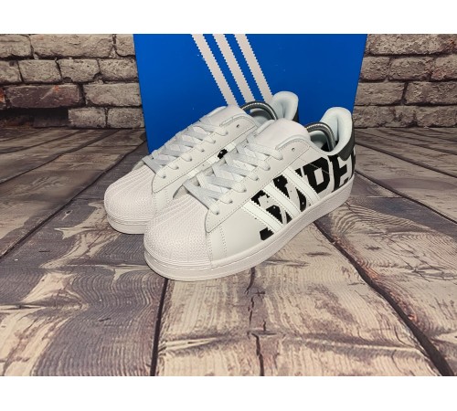 Мужские кроссовки Adidas Superstar  (Белые)