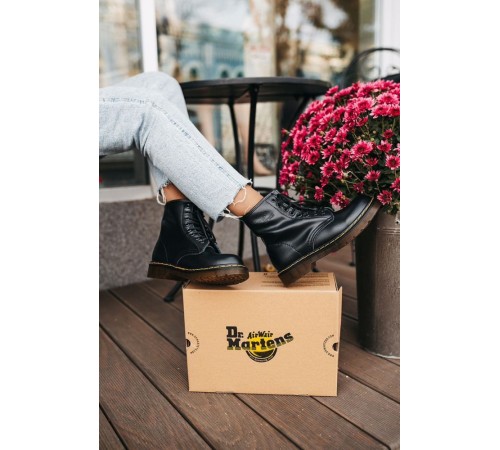 Dr.Martens Classic чорні (Без хутра, Лого)