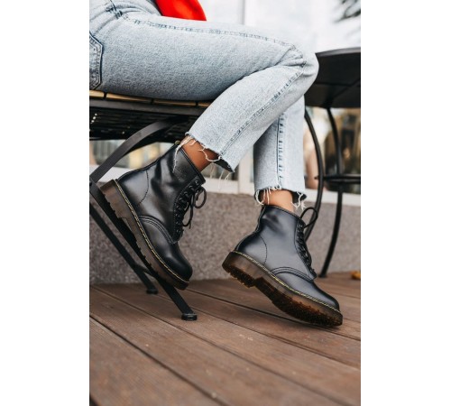 Dr.Martens Classic чорні (Без хутра, Лого)