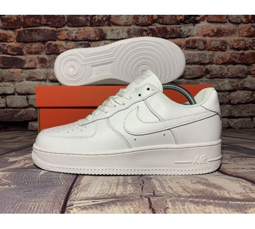 Женские кроссовки Nike Air Force (кеды) белые