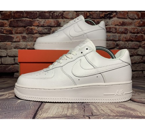 Женские кроссовки Nike Air Force (кеды) белые