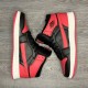 Мужские демисезонные кроссовки Air Jordan чёрные  с красным