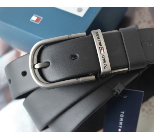 Женский кожаный ремень Tommy Hilfiger black