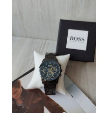 Чоловічий класичний наручний годинник Hugo Boss чорний