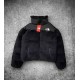 Куртка зимняя в стиле The North Face меховушка ТЕДДИ черная