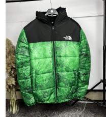 Куртка  The north face зеленого цвета 7-390