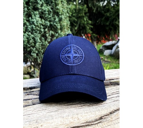 Кепка Stone Island Universal темно-синяя