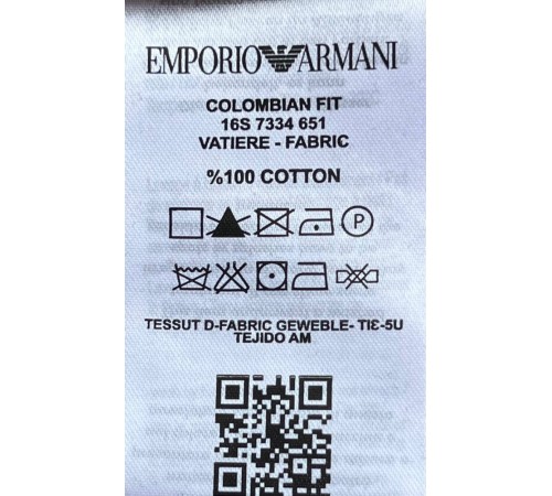 Поло Emporio Armani черная