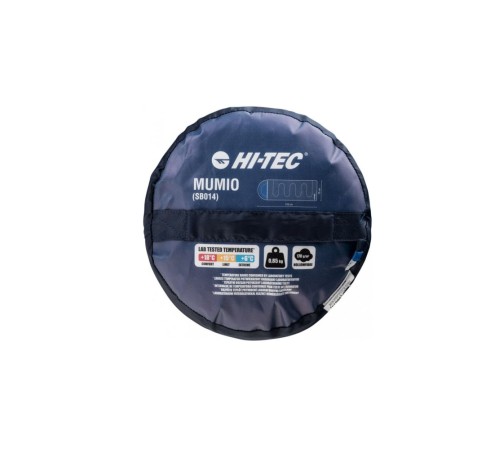 Спальний мішок Hi-Tec Mumio (SB014-BL) 210x75 см Right Zip Cиній JS.120.11-BL