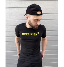 футболка Ukrainian черная