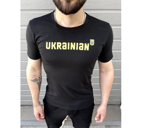 футболка Ukrainian черная