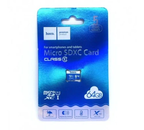 Карта памяти 64ГБ Hoco TF Micro SDXC