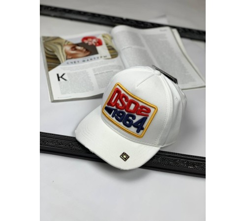 Кепка Dsquared white 1964 c013