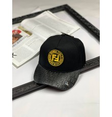 Кепка Fendi black yellow logo с018