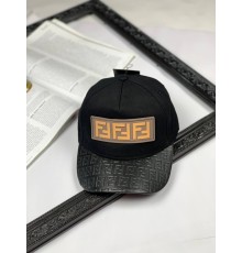 Кепка Fendi black with brown с026