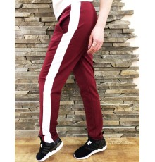 Женские штаны Slim Fit burgundy