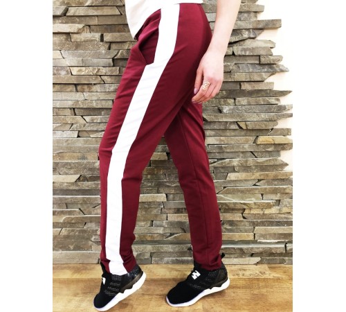 Женские штаны Slim Fit burgundy