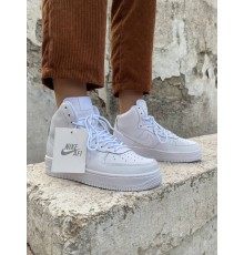 Женские кроссовки Nike Air Force 1 high белые