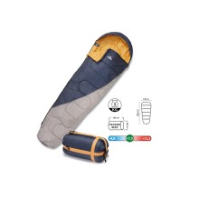 Cпальний мішок Nomad Sleeping Bag 225x71 cм Blue-Grey (NMD-SB-BLGR)