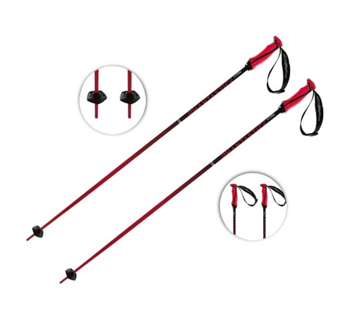 Палиці гірськолижні Volkl Phantastick Ski Poles (16 mm) 110 Red-Black (169809-110)