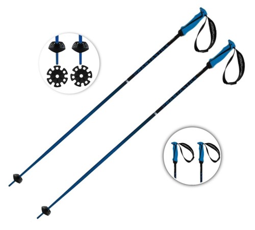 Палиці гірськолижні Volkl Phantastick Ski Poles (18 mm) 90 Blue-Black (169808-90)