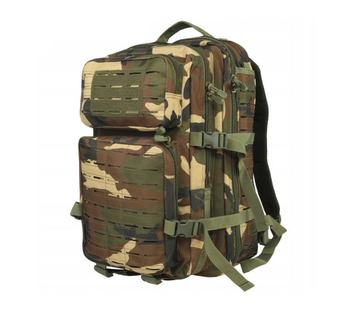 Рюкзак тактичний Dominator Warrior TAC Laser 36L Woodland Camouflage (DMR-WR36L-WDL)