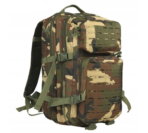 Рюкзак тактичний Dominator Warrior TAC Laser 36L Woodland Camouflage (DMR-WR36L-WDL)