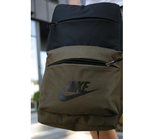 Рюкзак черный/ хаки big bag с логотипом Nike