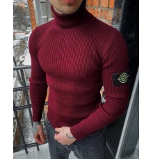 Светр STONE ISLAND бордовый 9-456