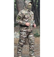 Зимовий тактичний костюм Softshell MultiCam