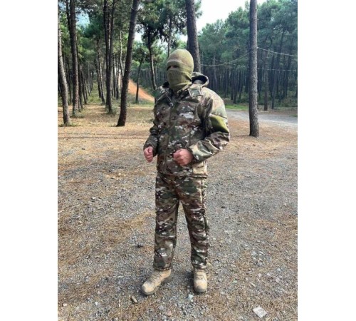 Зимовий тактичний костюм Softshell MultiCam