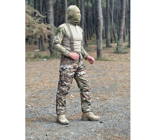 Зимовий тактичний костюм Softshell MultiCam