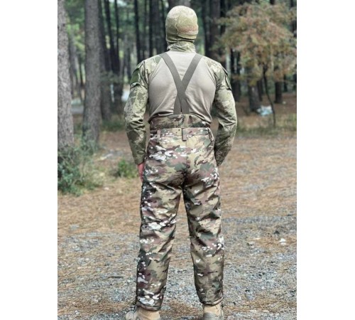 Зимовий тактичний костюм Softshell MultiCam