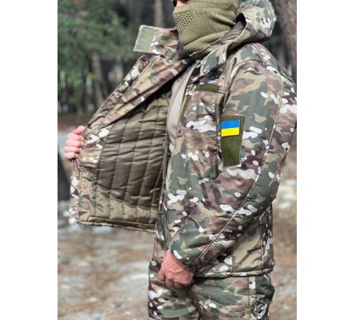 Зимовий тактичний костюм Softshell MultiCam