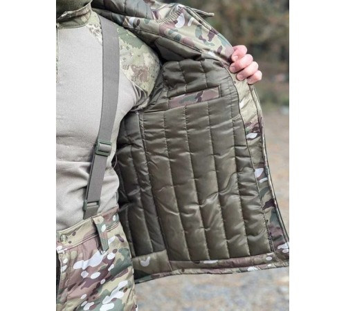 Зимовий тактичний костюм Softshell MultiCam