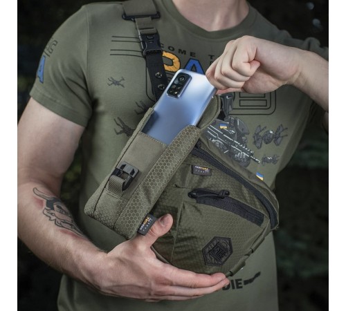 M-Tac підсумок для смартфона Elite Large Hex Ranger Green