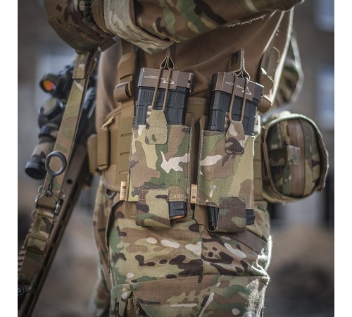 M-Tac підсумок еластичний на 1 магазин Elite Laser Cut Multicam