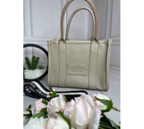 Сумка женская Marc Jacobs Tote Bag Бежевая wb011