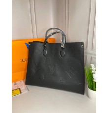 Сумка женская Louis Vuitton on the go gm черная wb021