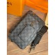 Мужская Сумка Louis Vuitton Trio Messen  ger Damie s056r Graphite