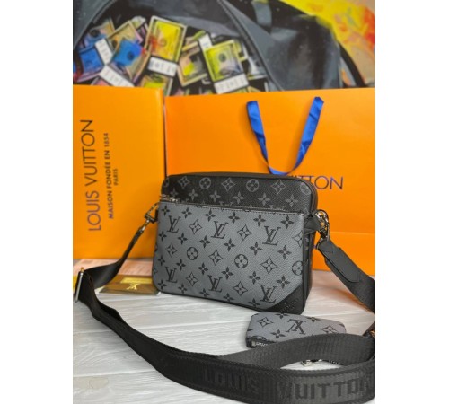 Мужские Сумка Louis Vuitton Trio Messenger Monogram Eclipse s057