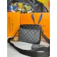 Мужские Сумка Louis Vuitton Trio Messenger Monogram Eclipse s057