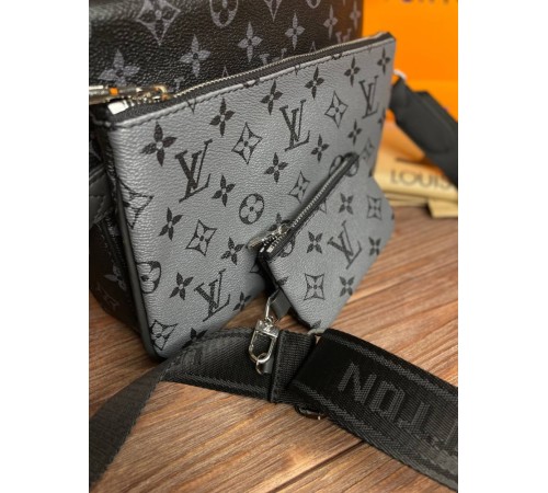 Мужские Сумка Louis Vuitton Trio Messenger Monogram Eclipse s057