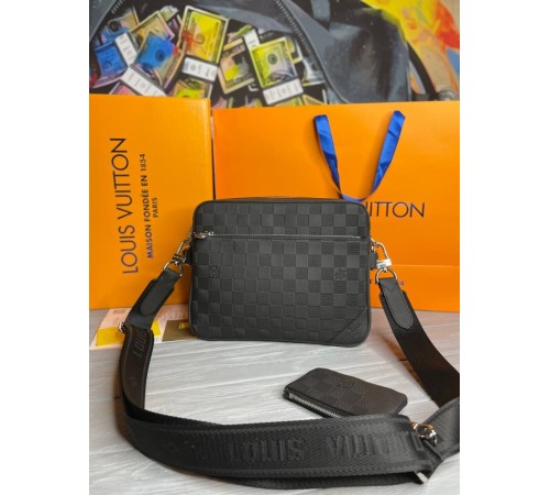 Мужская Сумка Louis Vuitton Trio Messenger Damier Infini  s058