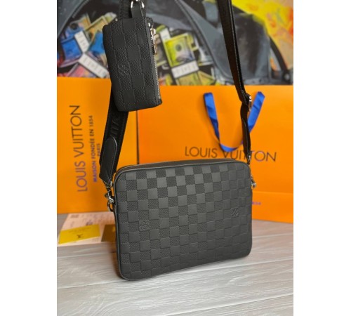 Мужская Сумка Louis Vuitton Trio Messenger Damier Infini  s058