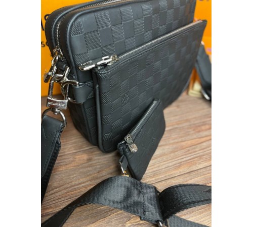 Мужская Сумка Louis Vuitton Trio Messenger Damier Infini  s058