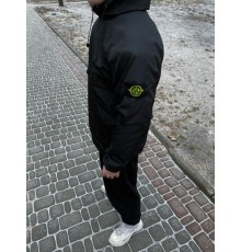 Анорак черный STONE ISLAND 49-43.7/506