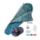 Cпальний мішок Hi-Tec Arez II 230x80 cм Right Zip Deep Teal/Silver Pine (HT-AREZ2-DSR)