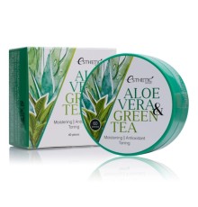 Патчі під очі Зелений чай та Алое ESTHETIC HOUSE Aloe Vera&Green Tea Hydrogel Eye Patch,60 шт